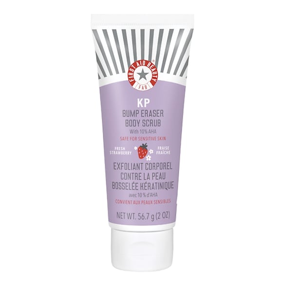 KP Body Scrub Strawberry - Scrub corpo morbidezza istantanea AHA alla fragola, FIRST AID BEAUTY